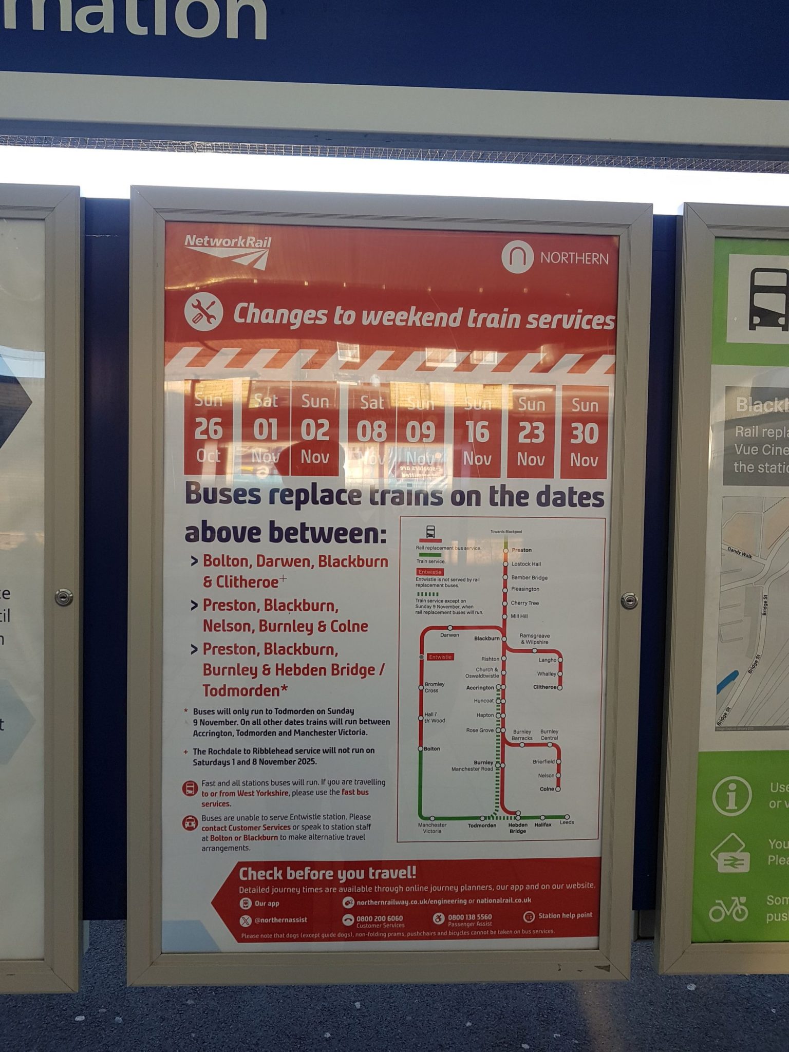 Blackburn station poster